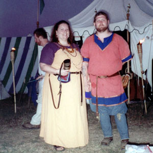 The Honourable Lady Keinven Ragnarsdottir and Baron Malcolm Fraser the Impatient